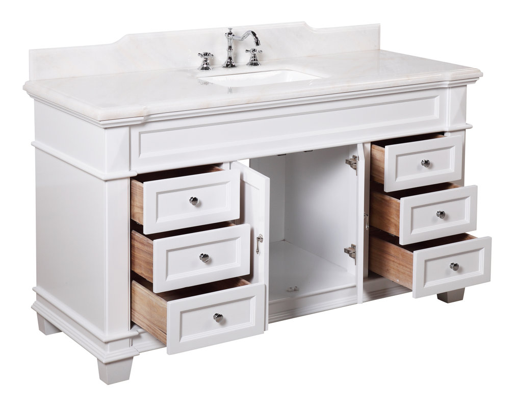 KBC Elizabeth Single Bathroom Vanity Set & Reviews Wayfair